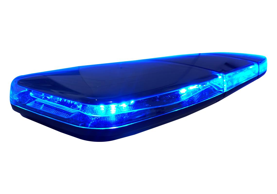 Extraflache LED- Blau-Warnbalken 950 mm
